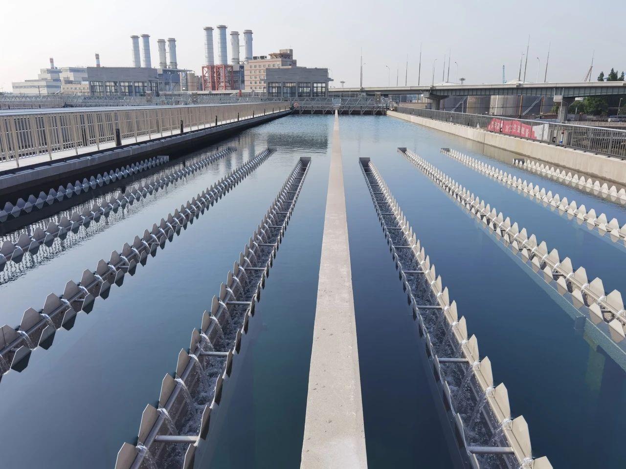 太阳成集团tyc151cc水务制水公司闸北水厂改建工程具备通水条件